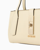 GUESS Brooke satchel bag reinforced base and feet detail – Áines Boutique