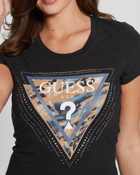 Guess - Crew Neck Triangle Leo Tee