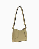 Guess Darcy logo shoulder bag green front view – Áines Boutique