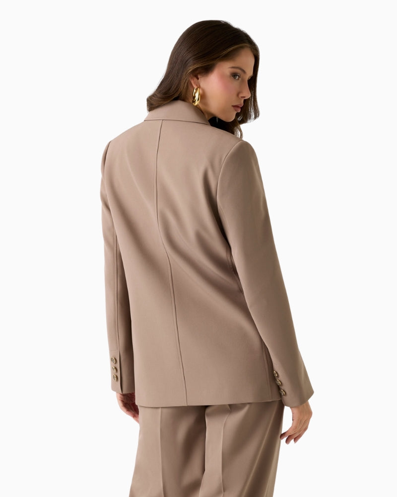 GUESS tailored blazer back view – Áines Boutique