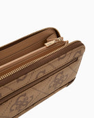 Guess Isemay wallet open showing card slots – Áines Boutique