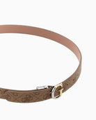 Guess logo belt buckle detail close-up – Áines Boutique