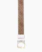 Guess brown logo belt strap detail – Áines Boutique