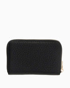 GUESS Marsha SLG Medium Zip Around Wallet black back view – Áines Boutique