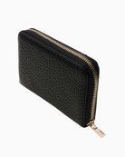GUESS Marsha SLG Medium Zip Around Wallet black zip closure detail – Áines Boutique