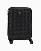 Guess Nadira black cabin suitcase with sleek hard shell design