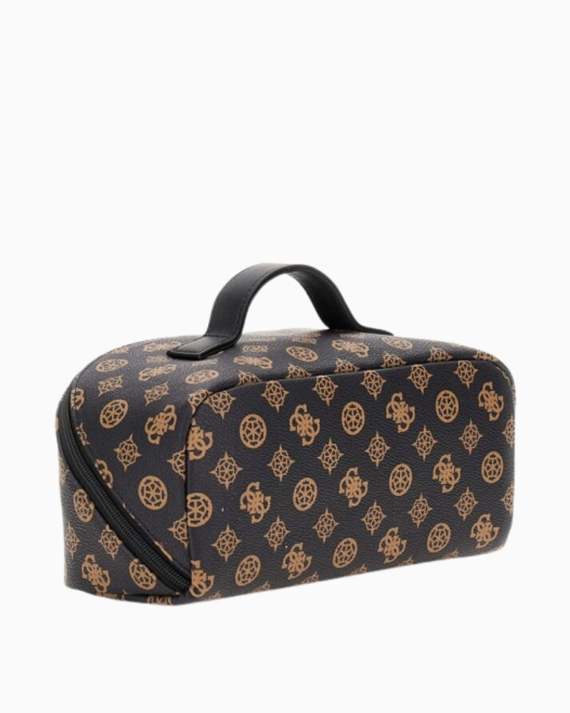 Side angle showing soft shape and neutral-tone synthetic finish