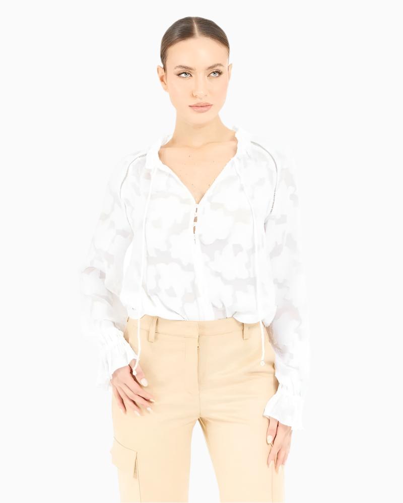 Guess Jeans - Denise Frill Collar Shirt