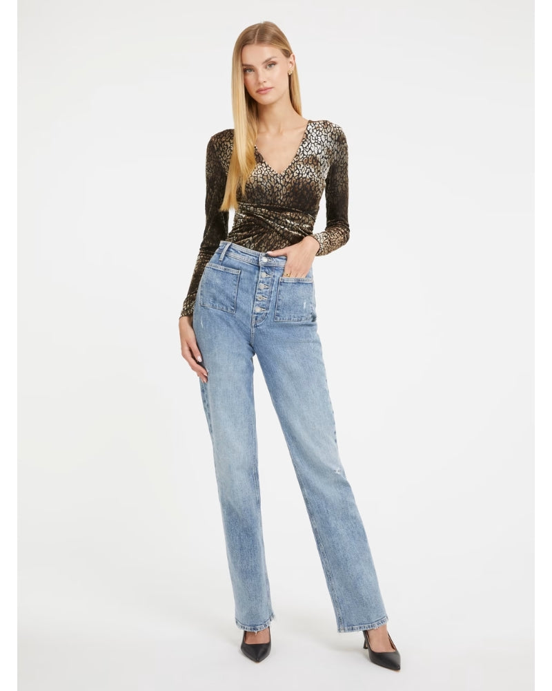 Guess Jeans - LONG SLEEVES BELINDA BODY SUIT