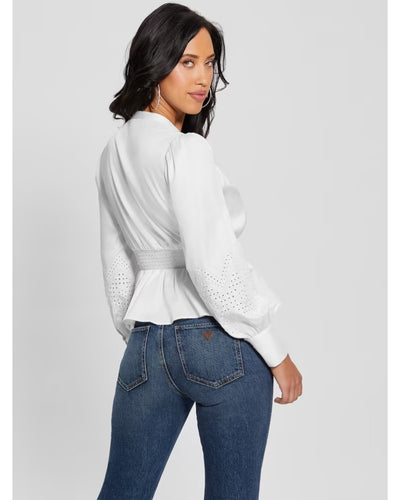 Guess Jeans - LS AVERY TOP