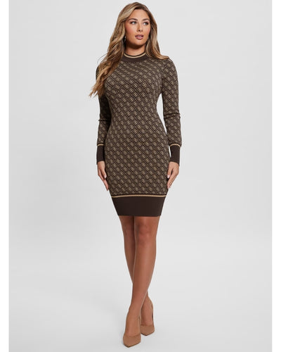Guess Jeans - LS LISE 4G LOGO SWTR DRESS