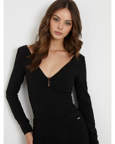 Guess - Long Sleeves Ring Evelina Body Suit
