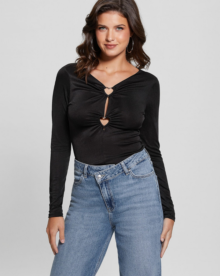 Guess Jeans - Long Sleeve Allura Bodysuit 