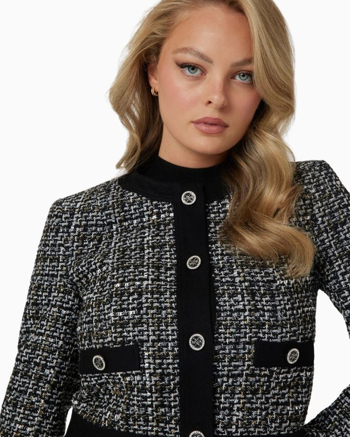 Guess - Mix Denim Tweed Jacket 