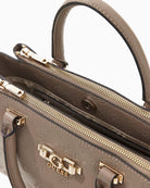 Guess Anise Handbag taupe interior with zip pocket