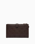 Guess Blake Organizer in brown monogram back view