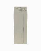 Guess Brigitte Midi Skirt in sage front view