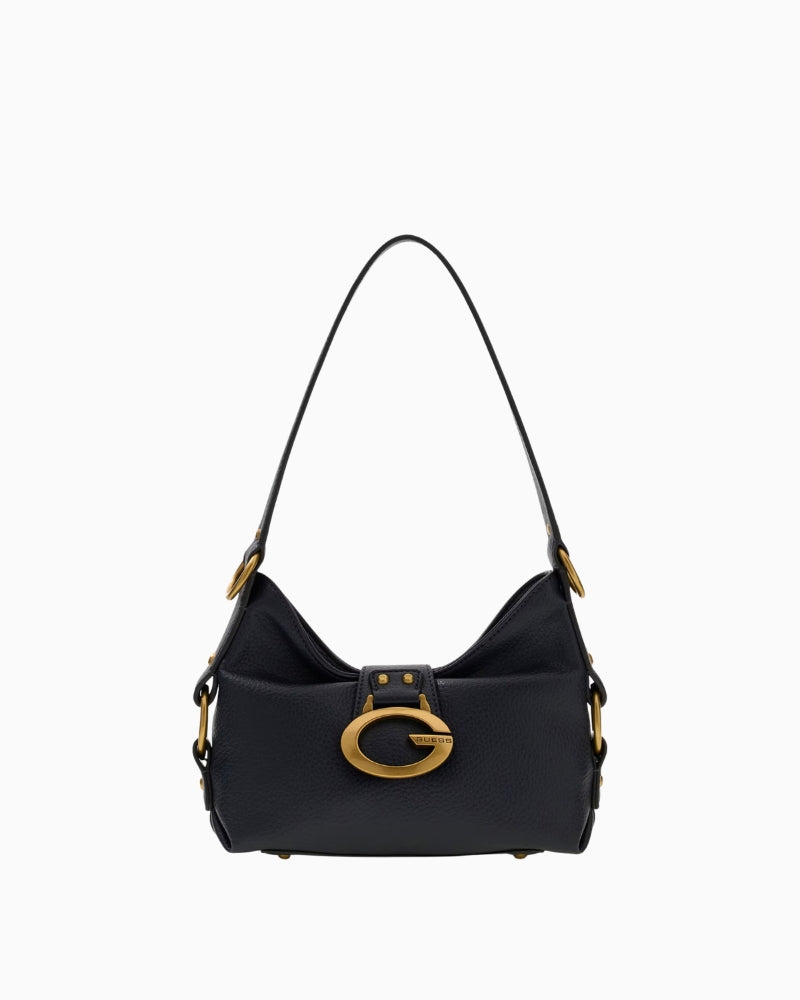 Guess Camden Mini Shoulder Bag in black front view
