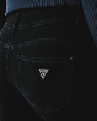Guess Jeans Shape Up Jeans in Black pocket detail