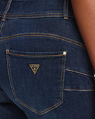 Guess Jeans Shape Up Jeans in Dark Blue back pocket view