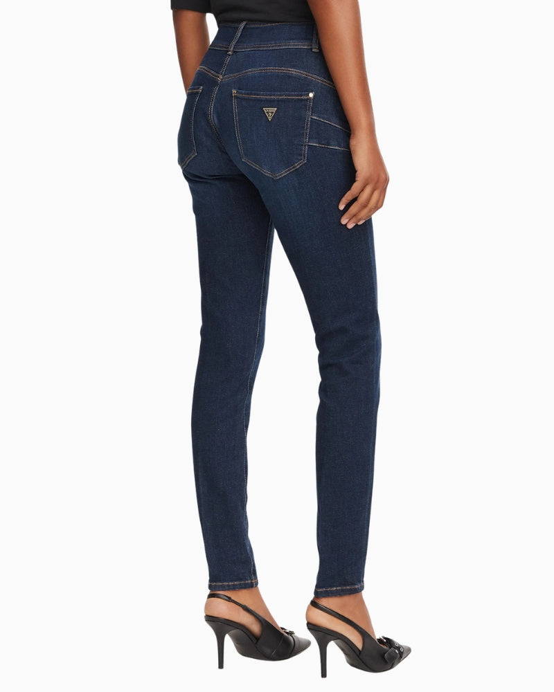 Guess Jeans Shape Up Jeans in Dark Blue back view
