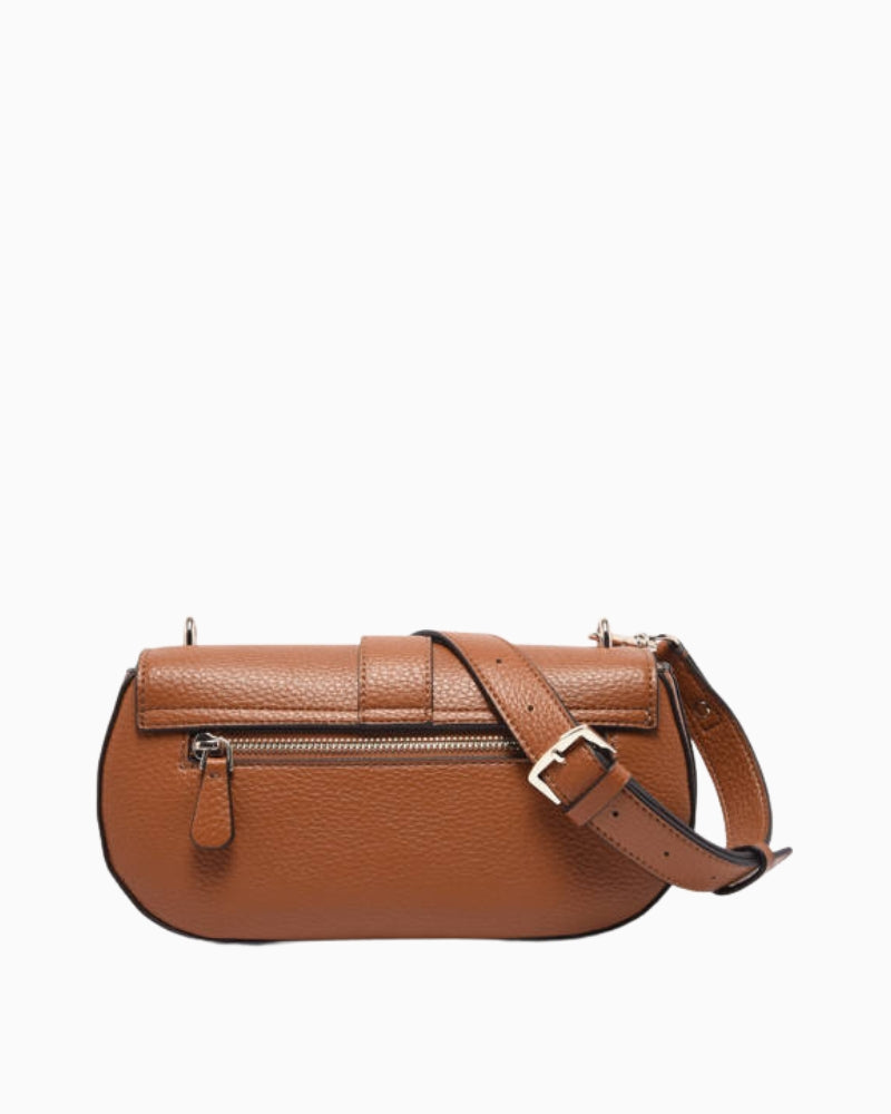 Guess Jessa Crossbody Bag caramel back view