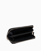 Guess Juliet Wallet in black interior compartment view