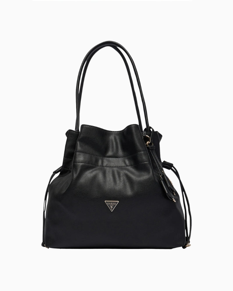 Guess Karima Tote Bag in Black front view