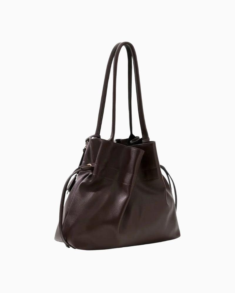 Guess Karima Tote Bag in Brown back view