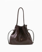 Guess Karima Tote Bag in Brown front view