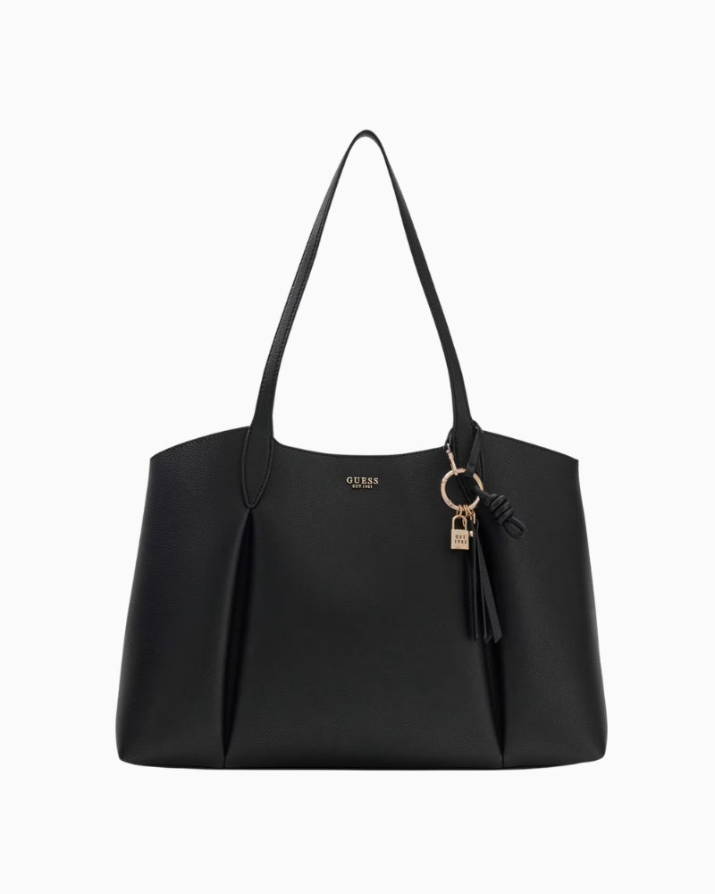 Guess Melody 2 In 1 Tote Bag in Black front view