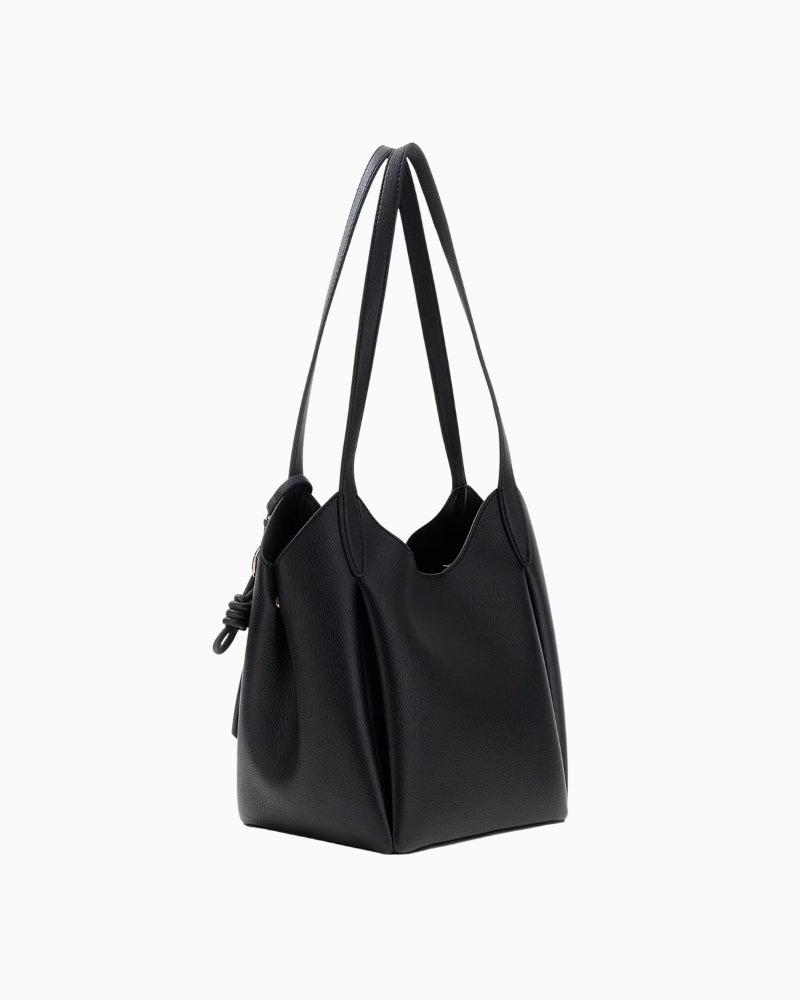 Guess Melody Bucket Bag in Black back view