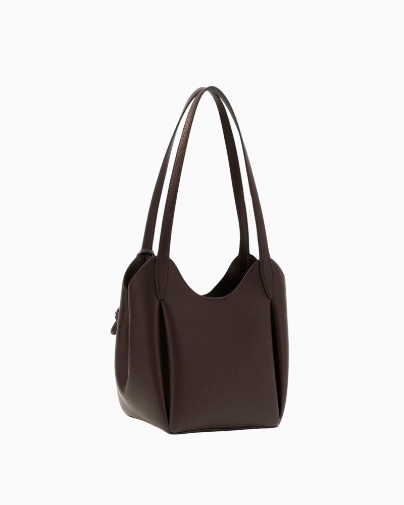 Guess Melody Bucket Bag in brown back view