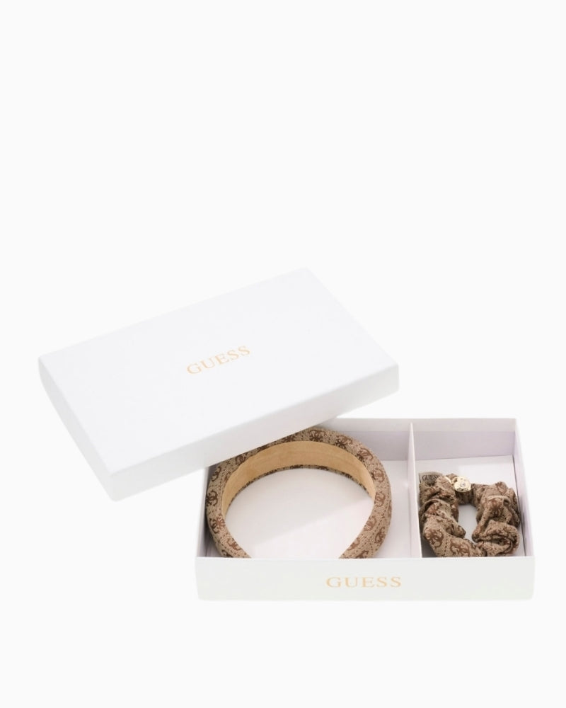 Guess Noelle hair set beige packaging detail 