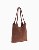 Guess Samantha Mini Tote Bag in Brown back view