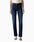 Guess Sexy Straight Jeans in Dark Denim front view