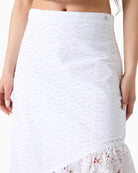 Guess Sharon skirt white eyelet detail