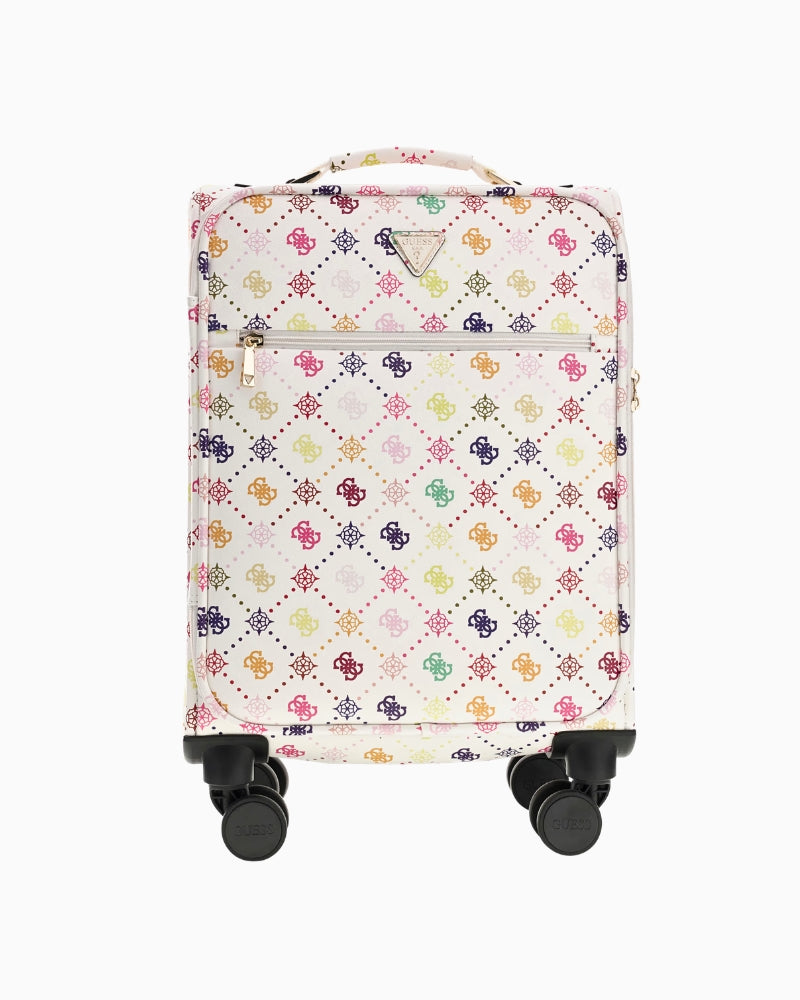 Guess Silia 18 In 8-Wheeler Trolley in multi, front view