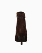 Guess Stivaletto Boots in Dark Brown suede 8 cm heel detail
