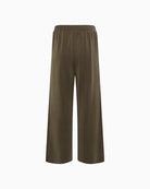 Helle wide trousers olive back view 