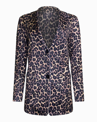 Sani Blu - Leopard Blazer