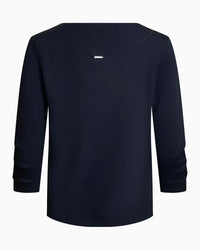 Sani Blu - RUSHED SLEEVE TOP