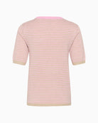 Kaffe Kalizza striped pullover back view white background – Áines Boutique