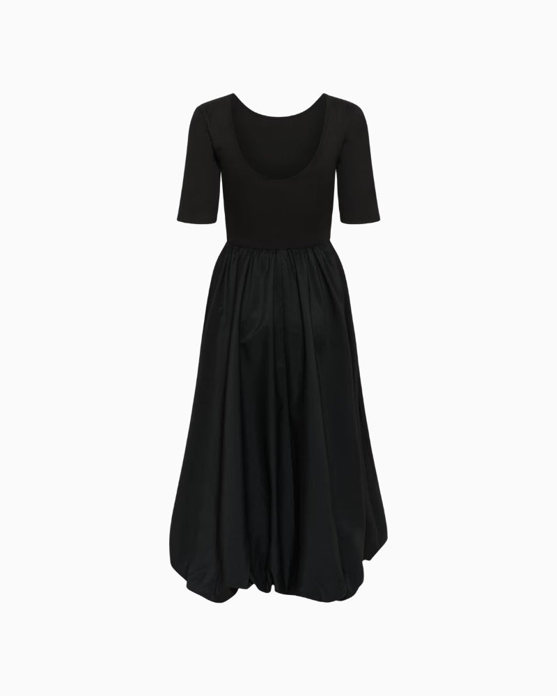 Kaffe Kirsten dress back view white background – Áines Boutique