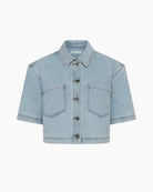 Kaffe KAminna Shirt light denim front
