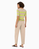 Kaffe Mette Barrel Pant beige back view