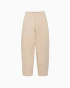 Kaffe Mette Barrel Pant beige front view