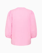Kaffe Pink Frosting blouse back view