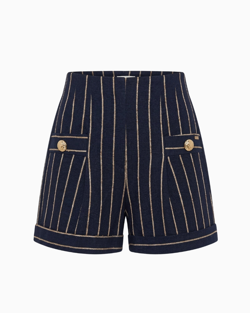 Kimara Dune Short in Navy front view