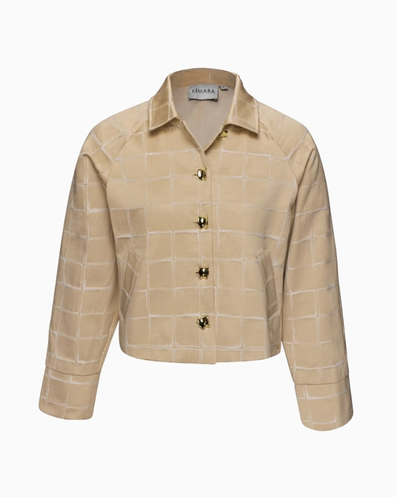 Kimara Emmi Jacket Light Gold front view